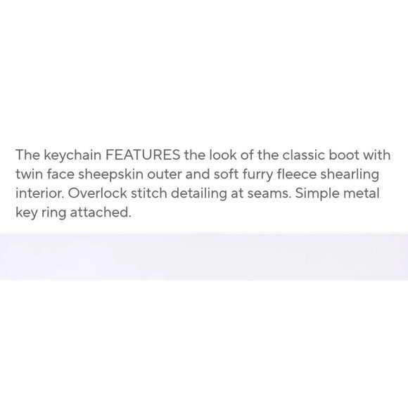 UGG Australia Suede Classy Boot Keychain Handbag Key Holder Assorted Colors READ - Picture 13 of 13